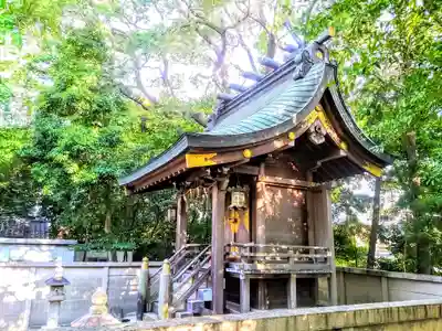 長草八幡社の本殿・本堂
