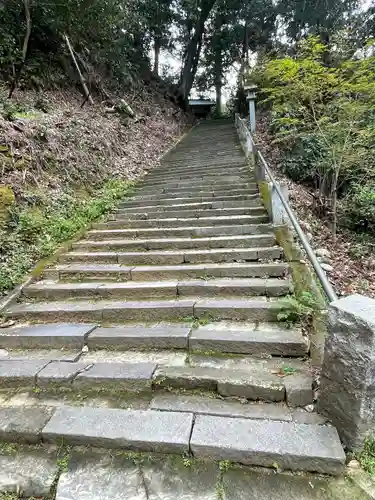 目の霊山　油山寺の景色