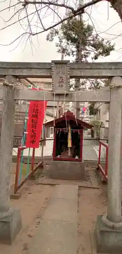 白幡神社の鳥居