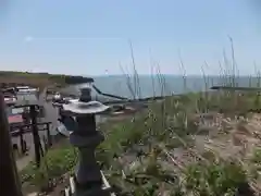 厚田八幡神社の景色