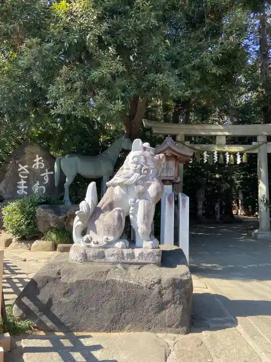 駒木諏訪神社の狛犬