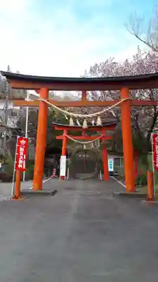 虻田神社の鳥居