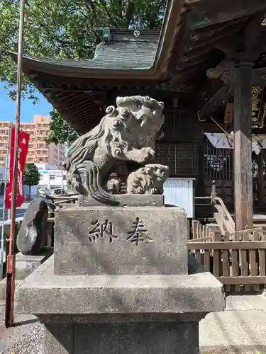 阿邪訶根神社の狛犬