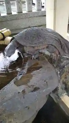 杉杜白髭神社の手水舎