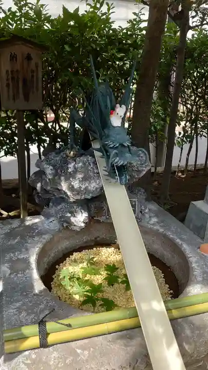 高木神社の手水舎