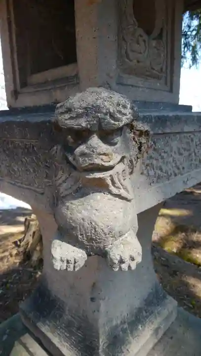 雨紛神社の狛犬