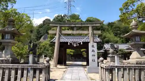 亀島神社の鳥居