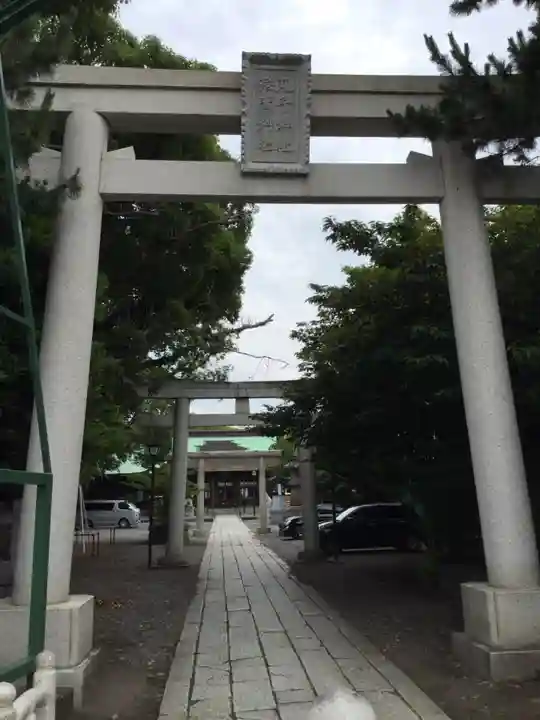 丸子神社 浅間神社の鳥居