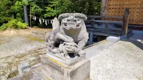 相馬妙見宮　大上川神社の狛犬