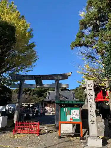 牟呂八幡宮の鳥居