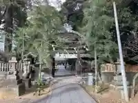 朝日森天満宮の山門・神門