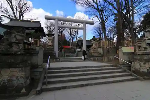 安積國造神社の鳥居