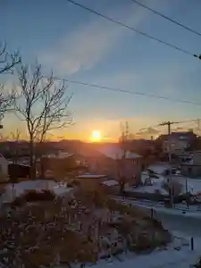 釧路一之宮 厳島神社の景色(2021年01月01日(金) 19時48分05秒投稿)