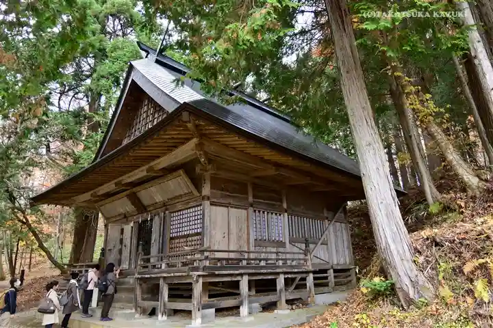 戸隠神社火之御子社の本殿・本堂