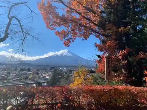 新倉富士浅間神社の景色