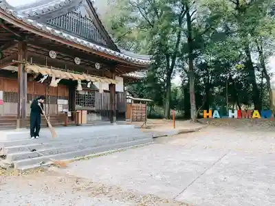 川田八幡神社の本殿・本堂