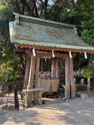 富知六所浅間神社の手水舎