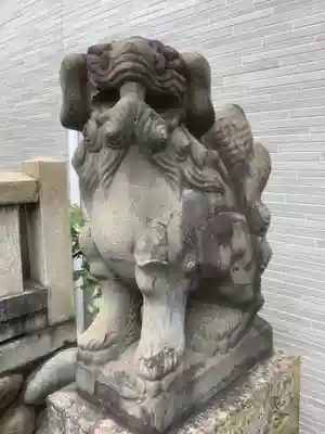 大山祗社（新生）の狛犬