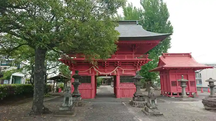 吉岡八幡神社の山門・神門