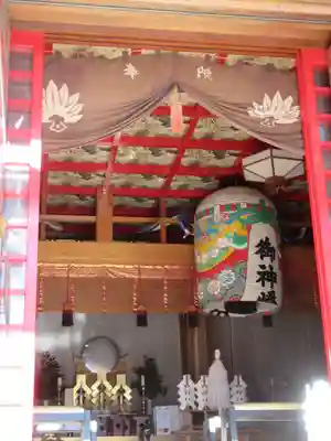 加波山神社真壁拝殿の本殿・本堂