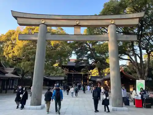 明治神宮の鳥居