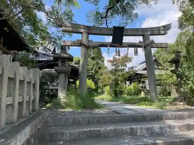 新熊野神社の鳥居