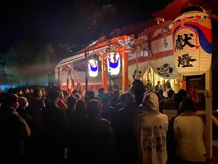 柏原八幡宮のお祭り