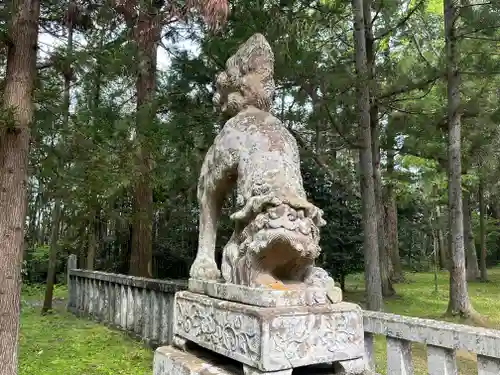 倭文神社の狛犬