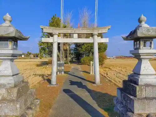 八幡社の鳥居