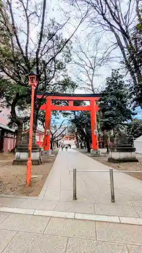 花園神社の鳥居
