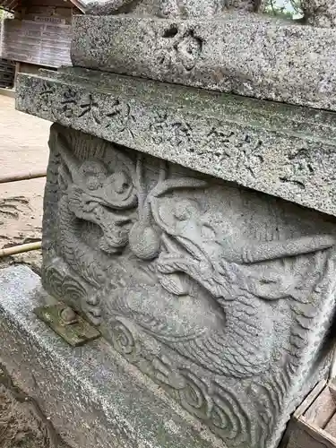 賀露神社の像