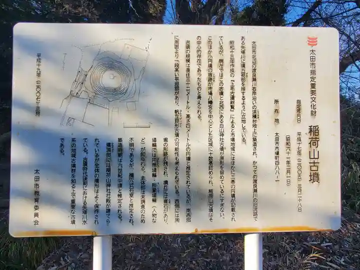 稲荷山神社(市場稲荷山古墳)(群馬県)