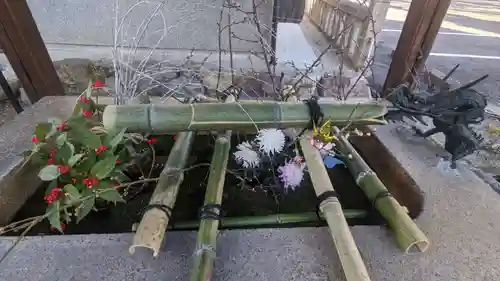 新羅神社の手水