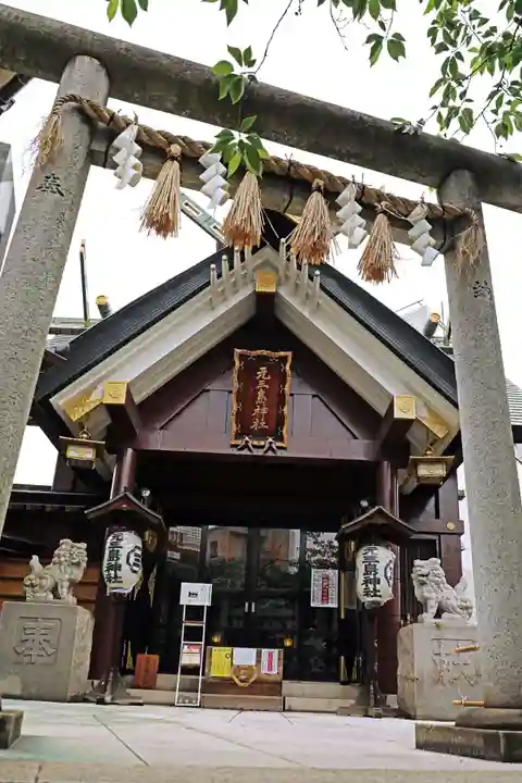 元三島神社の本殿・本堂