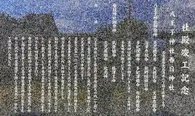 八王子神社 春日神社(清水町)の歴史