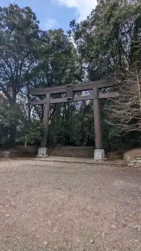 槵觸神社の鳥居