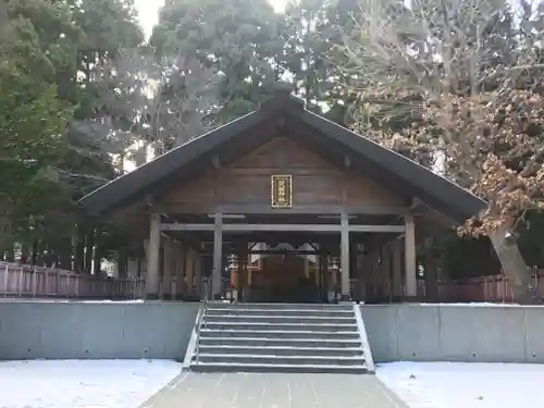 開拓神社の本殿