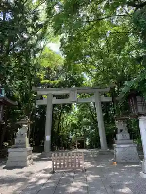 谷保天満宮の鳥居