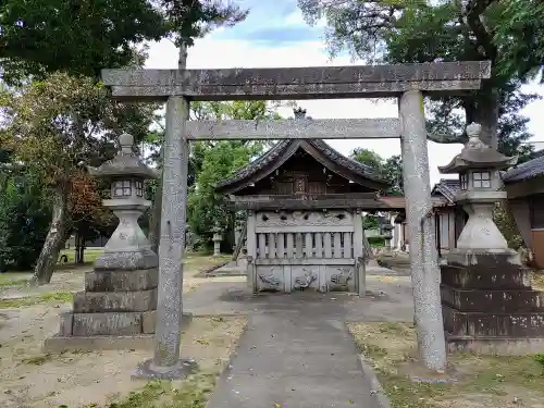 外町神明社の鳥居