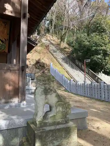 水尾神社の狛犬