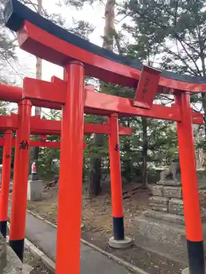 富良野神社の鳥居