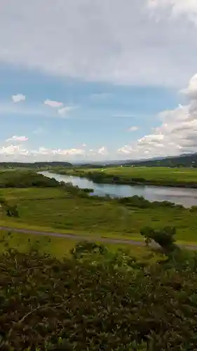 高館義経堂の景色