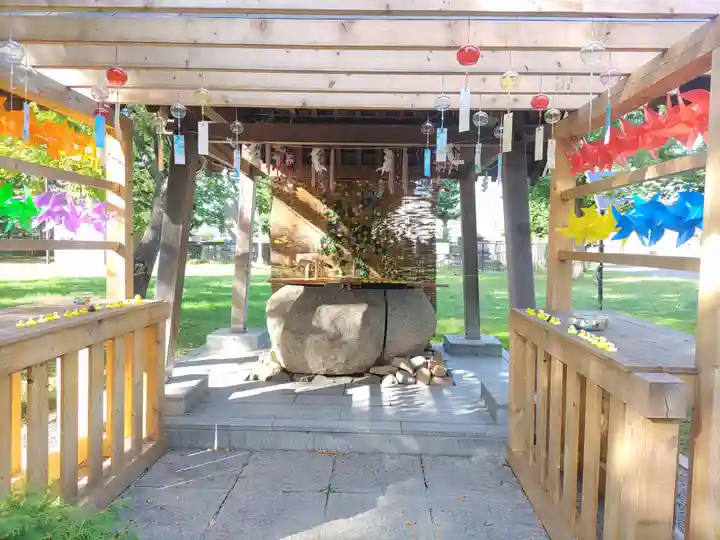 当別神社の手水舎