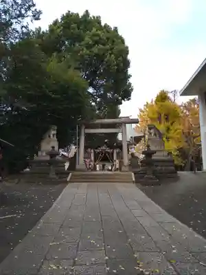 諏訪神社の鳥居