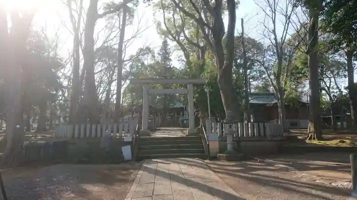 碑文谷八幡宮の鳥居