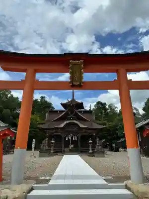 柏原八幡宮の鳥居