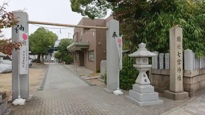 七宮神社の山門・神門