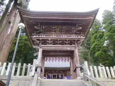 小国両神社の山門・神門