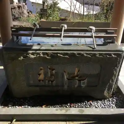 落立神社の手水舎