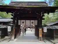 河合神社(鴨川合坐小社宅神社)の山門・神門